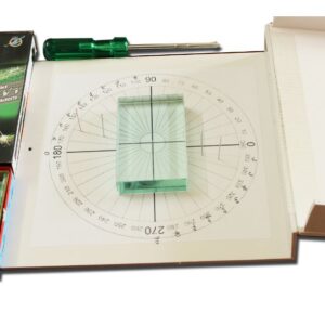 REFRACTION THROUGH GLASS SLAB AND REFRACTIVE INDEX OF THE GLASS SLAB