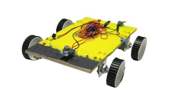 Harmful Gas Detecting Robot working model