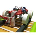 Railway Track Crack Detecting Robot working model