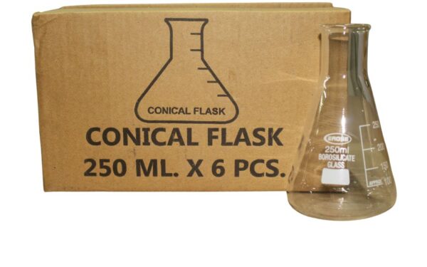 CONICAL FLASK - 250 ml (6pcs)