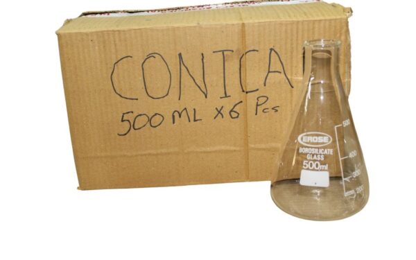 CONICAL FLASK - 500 ml - 6pcs