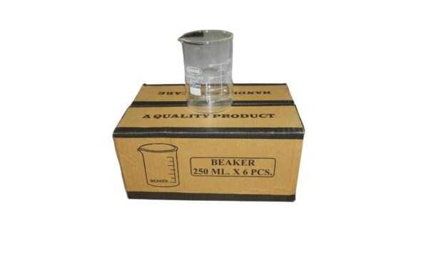 GLASS BEAKER - 250 ml(6pcs)