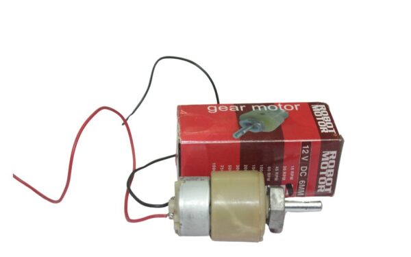 ROBOTIC GEAR MOTOR or DC GEAR MOTOR 12 V - 10 RPM