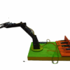 Fluid-Powered Multi-Axis Robotic Arm
